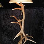 elk antler floor lamp image