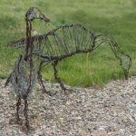canadian geese wire sculpture image
