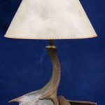moose antler lamp image