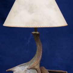 moose antler lamp image