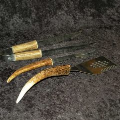 Barbecue Tools with Elk Antler Handles