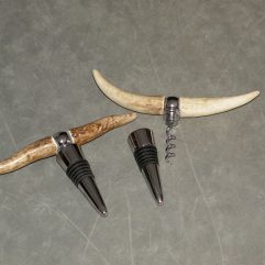 Antler Corkscrew and Bottlestop