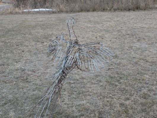 Wire Pheasant Sculpture - Image 3
