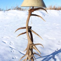 antlercreek elk floor lamp