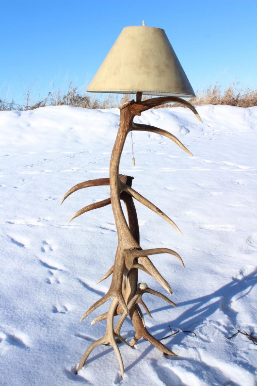 antlercreek elk floor lamp